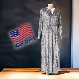 Vintage‎ Ruth Norman Neiman Marcus velvet dress Made in the USA